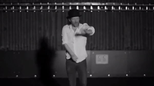 Screenshots, "Lotus Flower." Yorke continues to spasm as the music video draws to a close.