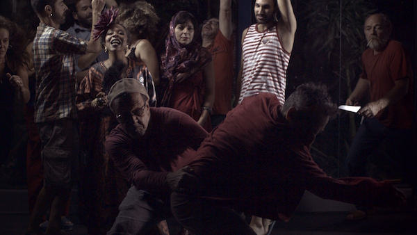Film Still. Sabroso. Dir. Osmar Zampieri. Chor. Marcos Moraes. Comp. Aricia Mess. Perf. The Performing Kitchen. 2015. HDV. Image courtesy of the artists.