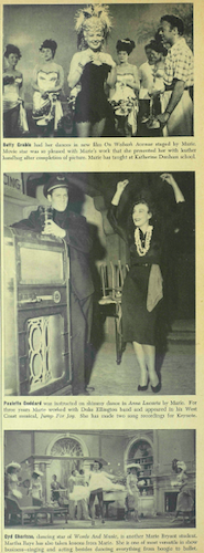 Stars Coached by Bryant (Betty Grable, Paulette Goddard, and Cyd Charisse). Credit: Ebony Magazine, Copyright © Johnson Publishing Company, Inc.